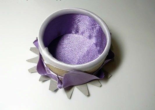 Мини шкатулка из бобины от скотча