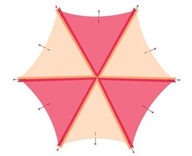 Подушка-шестиугольник