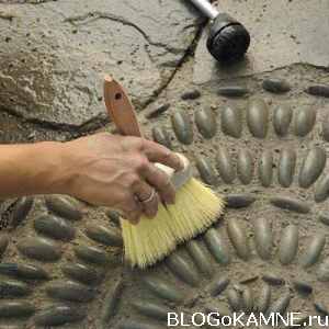 Спиральное мозаичное панно