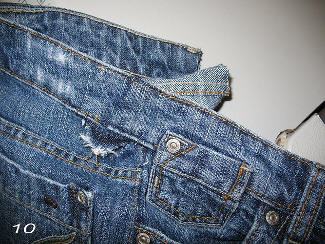 Ушиваем джинсы в талии: мастер-класс