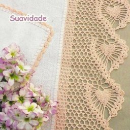 Узорчатая кайма крючком: фото и схема