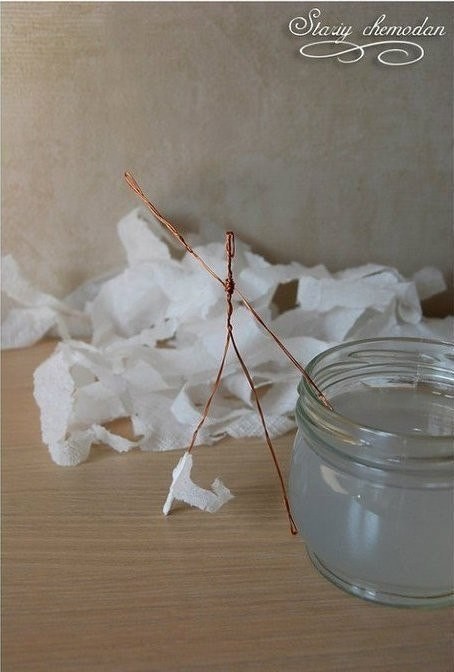 Балерины из салфеток