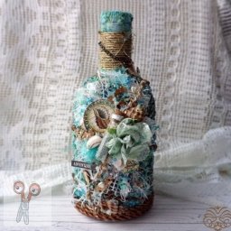 ​Декорируем бутылку