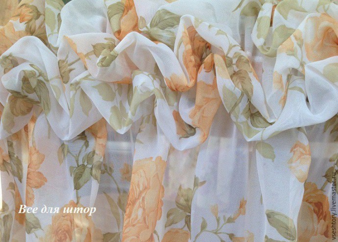 Как красиво оформить верх гардин своими руками