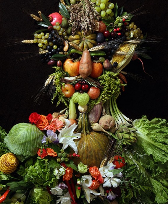 Картины из овощей и фруктов: идеи не для слабонервных