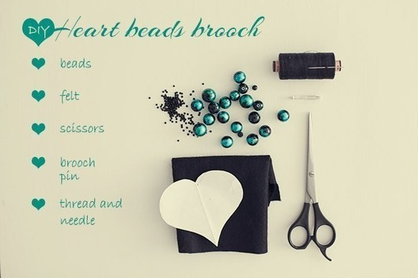 ​Красивая брошка, которая делается очень легко и быстро