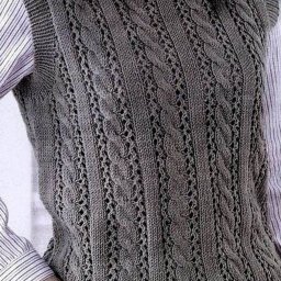 ​Красивый узор для жилета