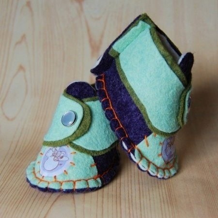 Пинетки для малыша своими руками