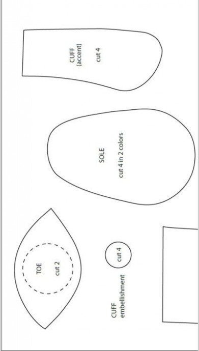 Пинетки для малыша своими руками