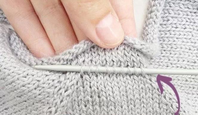 Вязаные воланчики