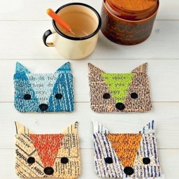 Лисье царство: подставки под горячее в стиле пэчворк