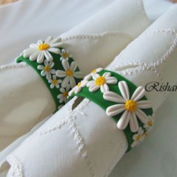 Кольца  для салфеток "Ромашки"