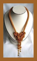 Лариат из бисера