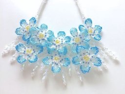 Незабудки из бисера