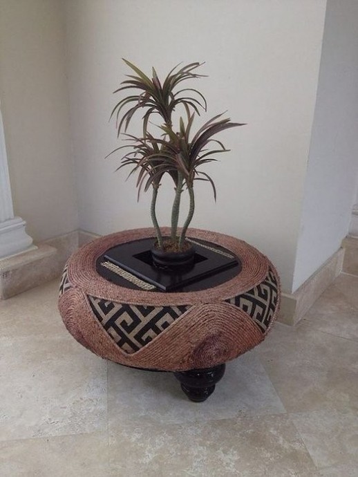 Оригинальные идеи с покрышками