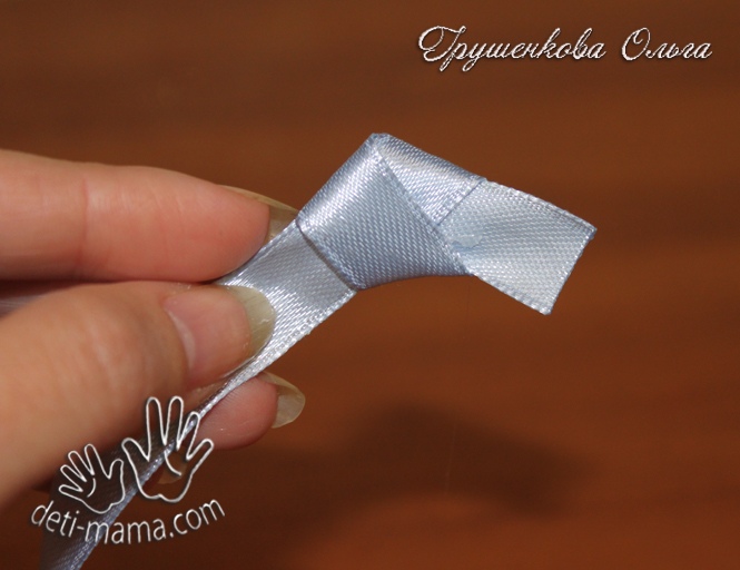 Роза из ленты