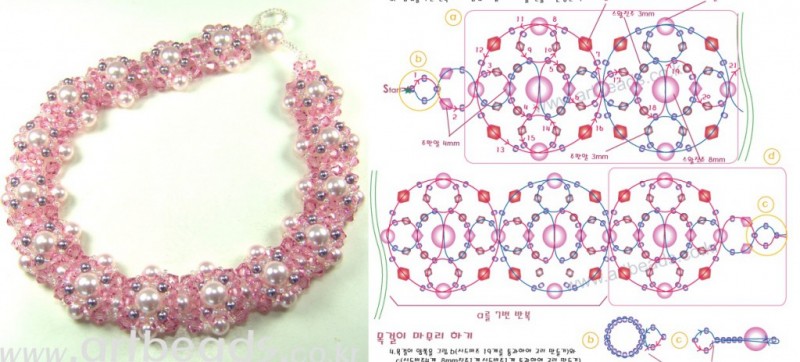 Воздушные ожерелья со схемами Воздушные ожерелья со схемами