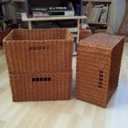 ​Корзины из газетных трубочек