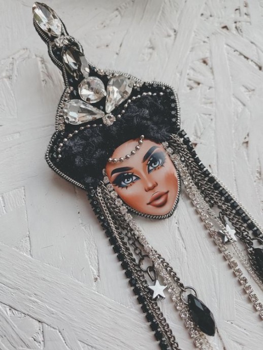 Брошки-личики