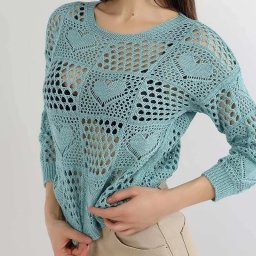 ​Сердечный пуловер