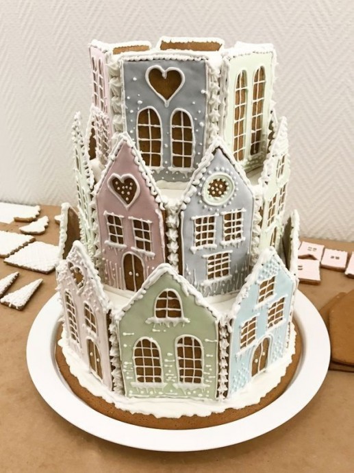 Декор тортов имбирными пряниками: волшебные идеи для вдохновения