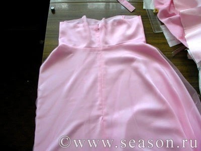 Платье на корсетной основе