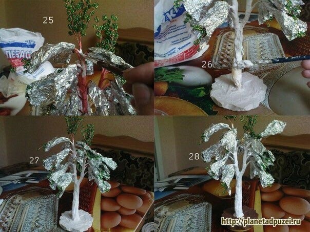 Берёза из бисера: мастер-класс Берёза из бисера: мастер-класс