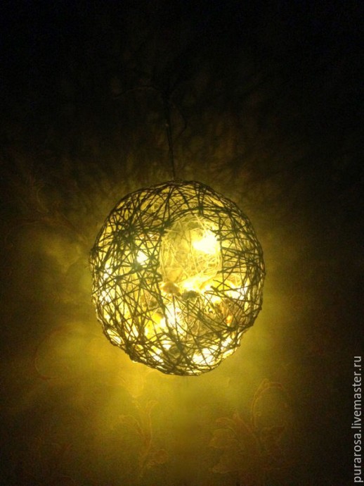 Царь-шар из джутового шпагата Царь-шар из джутового шпагата