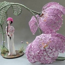 Плетёные цветы: идеи невероятного творчества