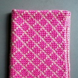 Плед: ленивый жаккард