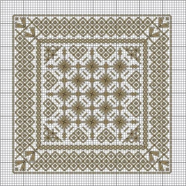 Схемы для нежной вышивки