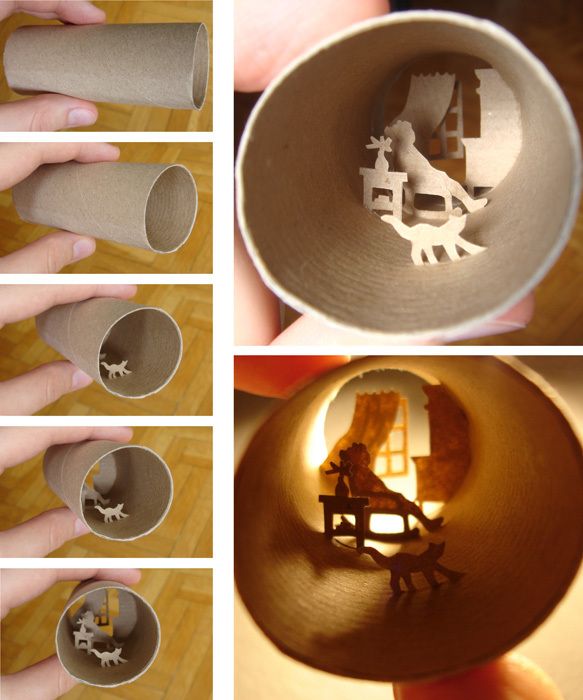 Целый мир в бумажных цилиндрах: вдохновляющие идеи