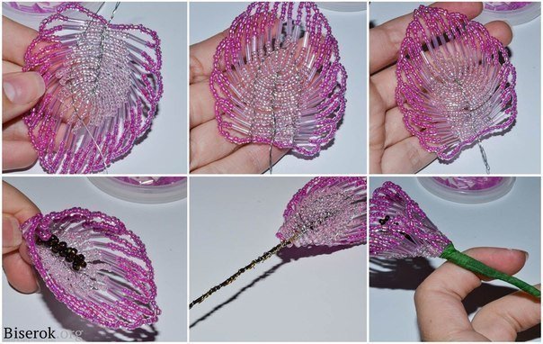 Цветы из бисера: каллы