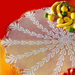 Изумительно красивая салфетка крючком