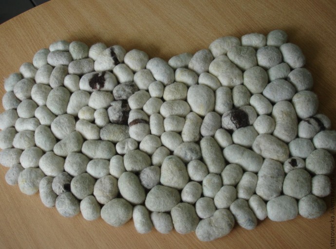 Коврики из гальки: будьте ближе к природе