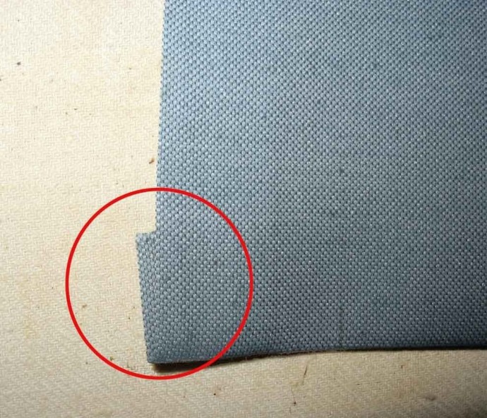 Уголки на накладных карманах