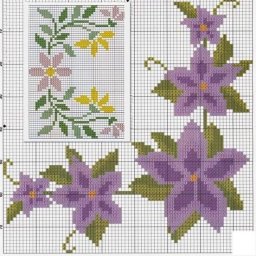 ​Вышитые цветы