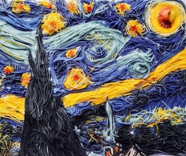 Картины из макарон: креативные идеи Картины из макарон: креативные идеи