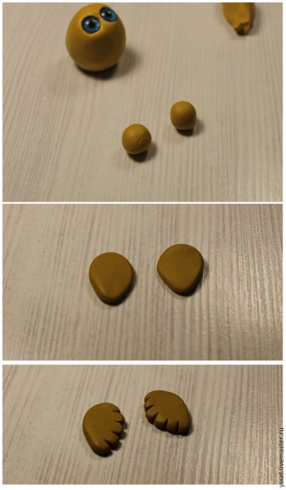 Совёнок из полимерной глины Совёнок из полимерной глины