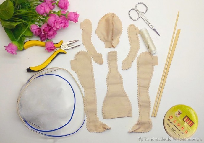 Тонкости создания текстильной куклы на каркасе