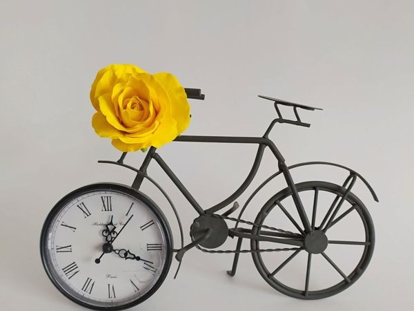 Роза из зефирной полимерной глины