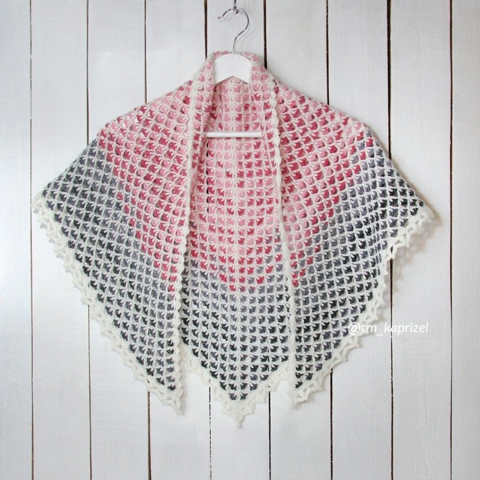 ​Накидка крючком