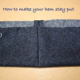 Как закрепить подгибку низа в швах: мастер-класс