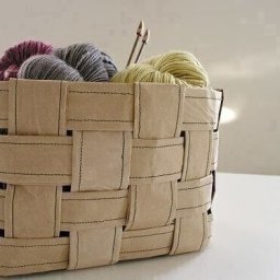 Корзина из бумаги