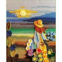 Вязаные картины