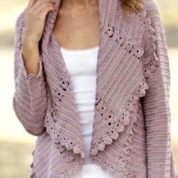 ​Невероятной красоты жакет на основе круга