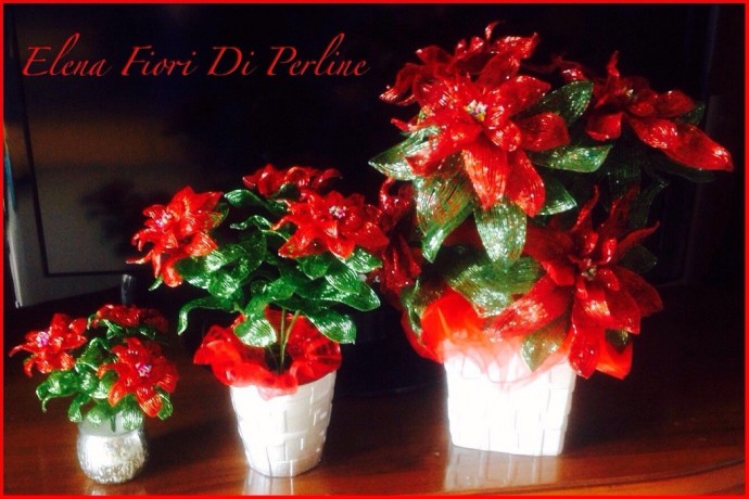 Рождественская звезда из бисера