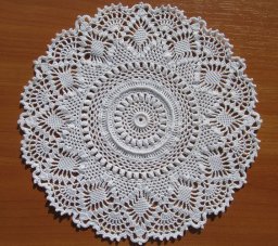 Салфетка с чудесными ажурами