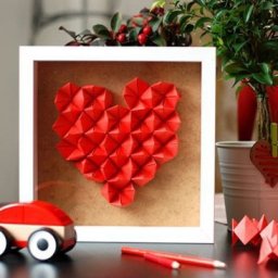 ​Сердечки-оригами