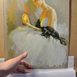 ​Балерина пастелью